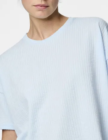 Tricou Pieces, bleu