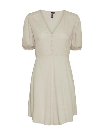 Rochie scurta Pieces, crem