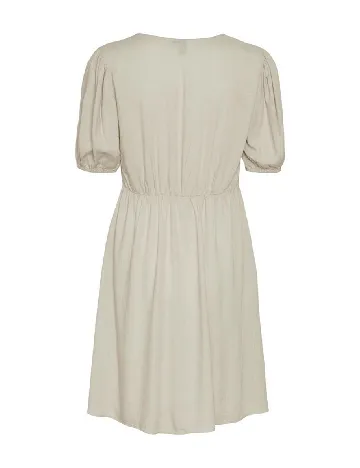 Rochie scurta Pieces, crem