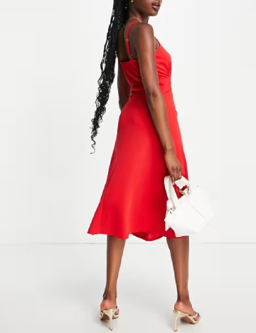 Rochie medie Morgan de toi, rosu