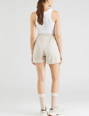 Pantaloni scurti Pieces, crem Crem