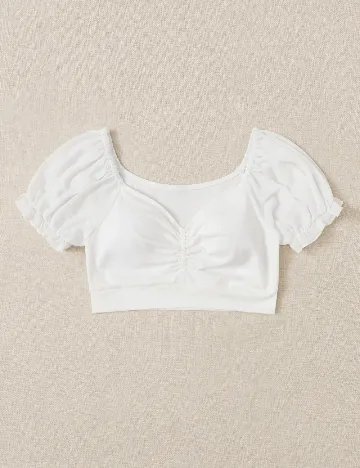 Top SHEIN, alb