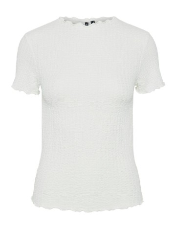 Tricou Pieces, alb