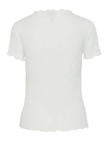 Tricou Pieces, alb