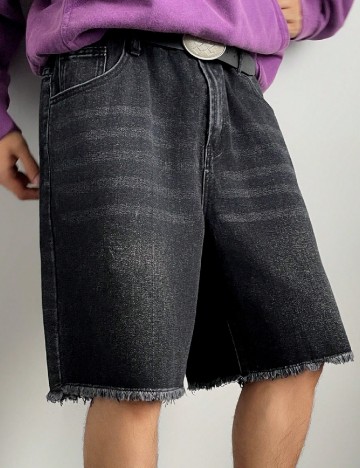 Pantaloni scurti SHEIN, negru