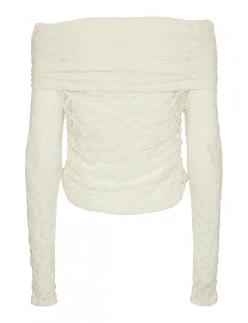 Bluza Pieces, crem
