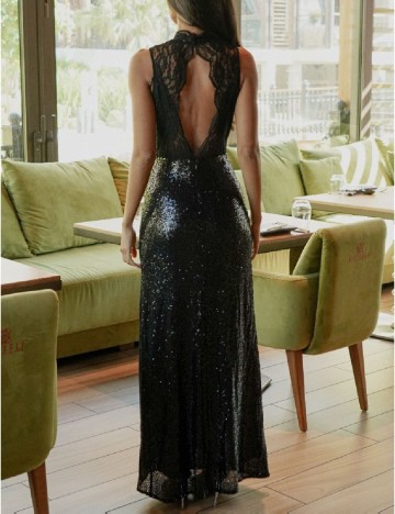 Rochie lunga TFNC London, negru