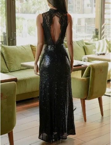 Rochie lunga TFNC London, negru