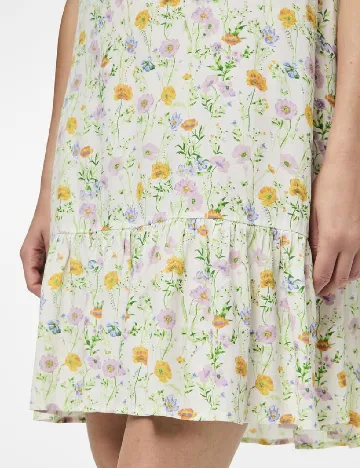 Rochie scurta Pieces, floral print
