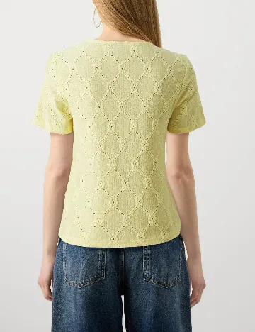 Bluza Pieces, galben