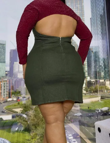 Rochie scurta Labelrail x Holly Marston, verde