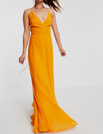 Rochie lunga ASOS, portocaliu