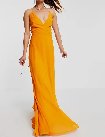 Rochie lunga ASOS, portocaliu