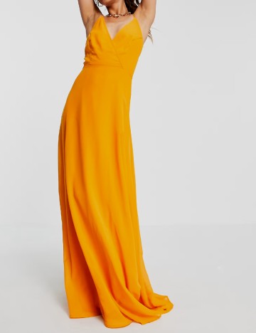 Rochie lunga ASOS, portocaliu