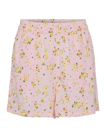 Pantaloni scurti Pieces, roz