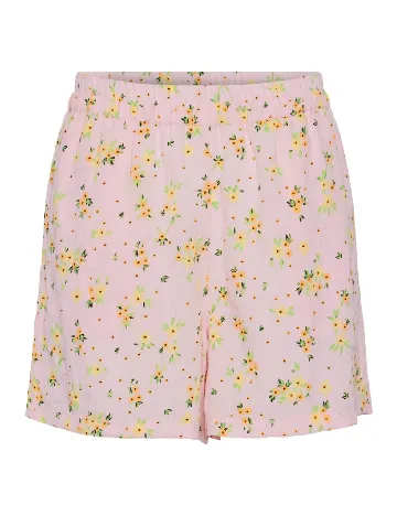 Pantaloni scurti Pieces, roz Roz