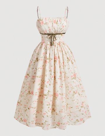 Rochie medie SHEIN CURVE, floral print