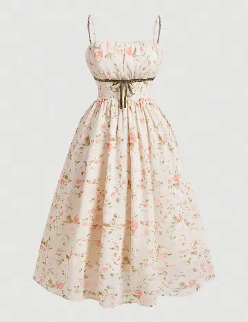 Rochie medie SHEIN CURVE, floral print