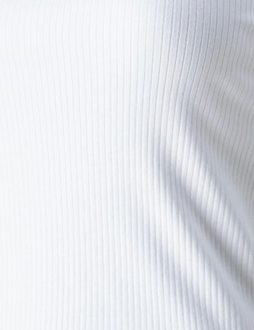 Tricou Pieces, alb