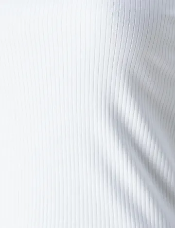Tricou Pieces, alb