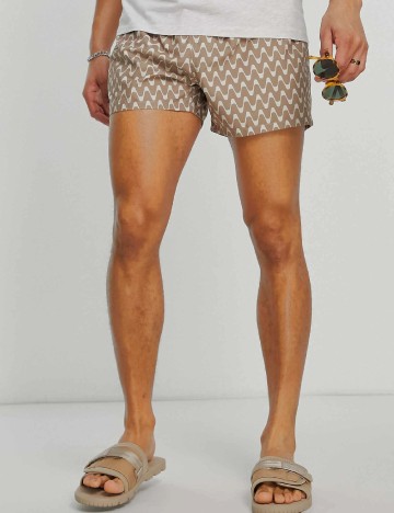 Short de baie ASOS, maro