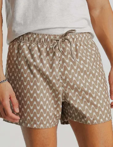 Short de baie ASOS, maro