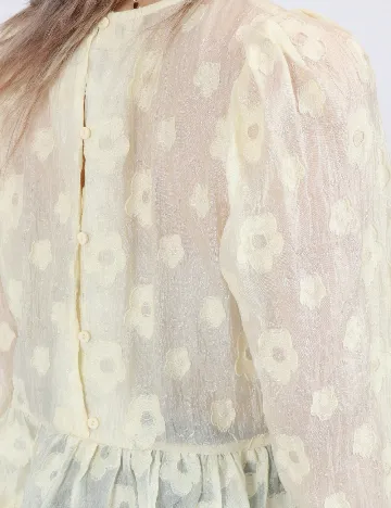 Bluza Pieces, galben