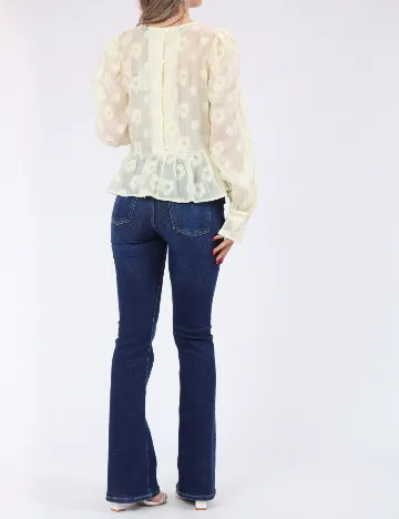 Bluza Pieces, galben