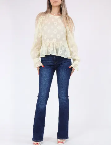 Bluza Pieces, galben