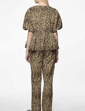 Bluza Pieces, animal print