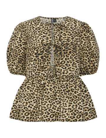 Bluza Pieces, animal print