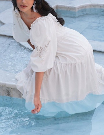 Rochie lunga SHEIN, alb
