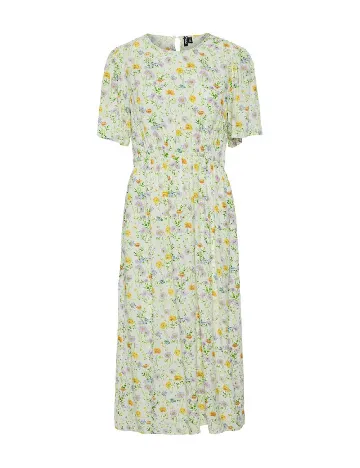 Rochie medie Pieces, floral print Floral print