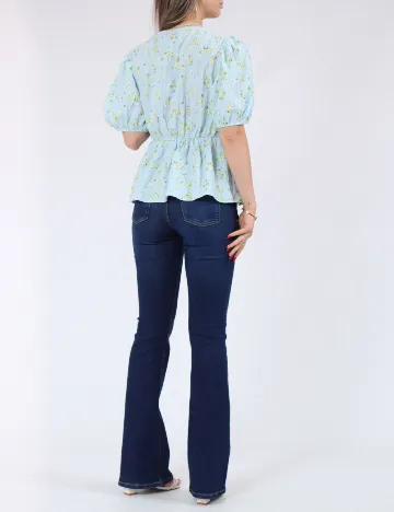 Bluza Pieces, bleu