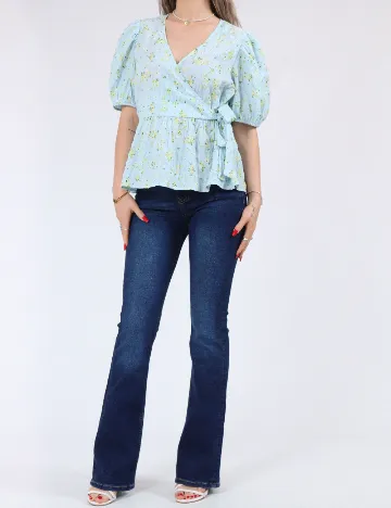 Bluza Pieces, bleu