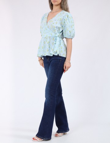 Bluza Pieces, bleu