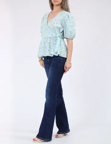 Bluza Pieces, bleu