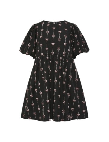 Rochie scurta Pieces, negru