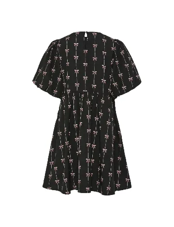 Rochie scurta Pieces, negru Negru