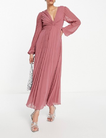 Rochie lunga ASOS, roz