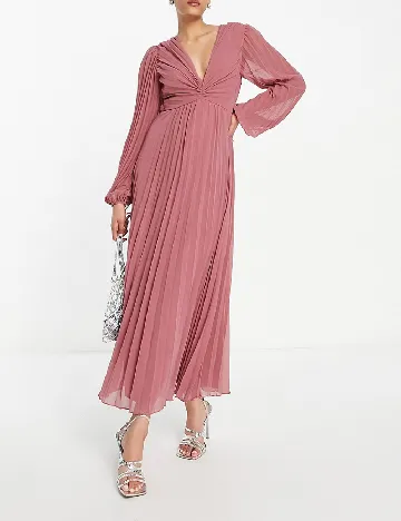 Rochie lunga ASOS, roz