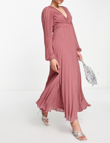 Rochie lunga ASOS, roz