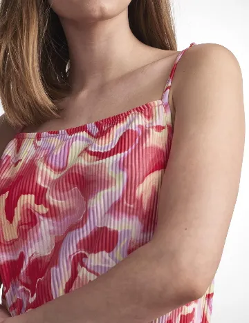 Rochie medie Pieces, roz