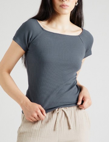 Tricou Pieces, gri