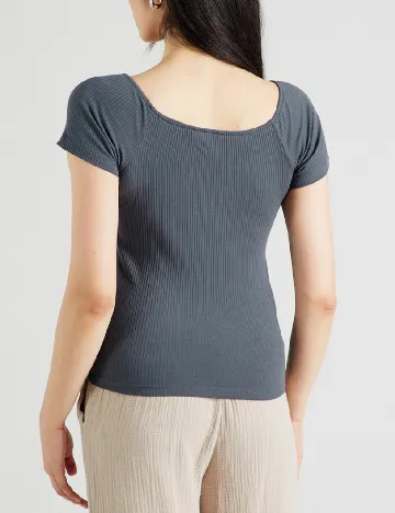 Tricou Pieces, gri