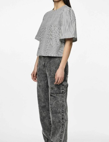 Bluza Pieces, gri