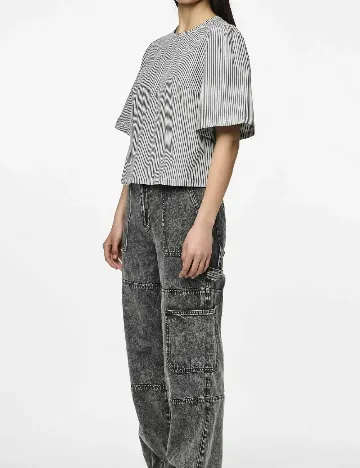 Bluza Pieces, gri