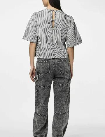 Bluza Pieces, gri