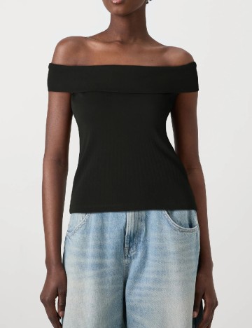Bluza Pieces, negru