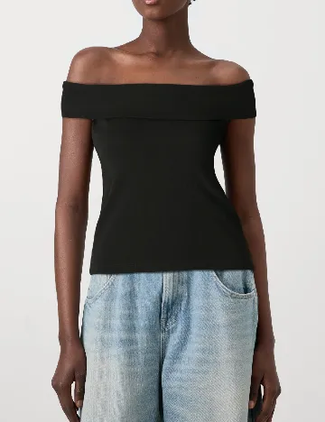 Bluza Pieces, negru